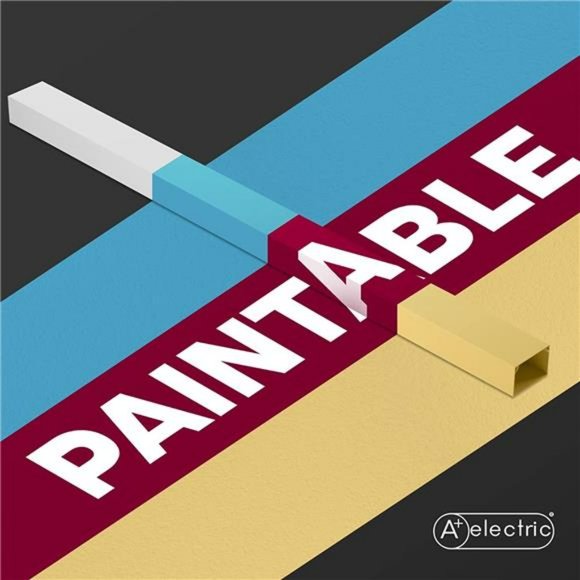 Cord Hider for Wall Mounted Tv Kit 315" Paintable White Hider Cable Cover Cord - Picture 4 of 6